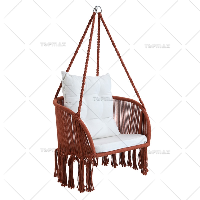 Porch Hammock Swing Poly-Cotton Rope Seat Cushion 68651B-SET