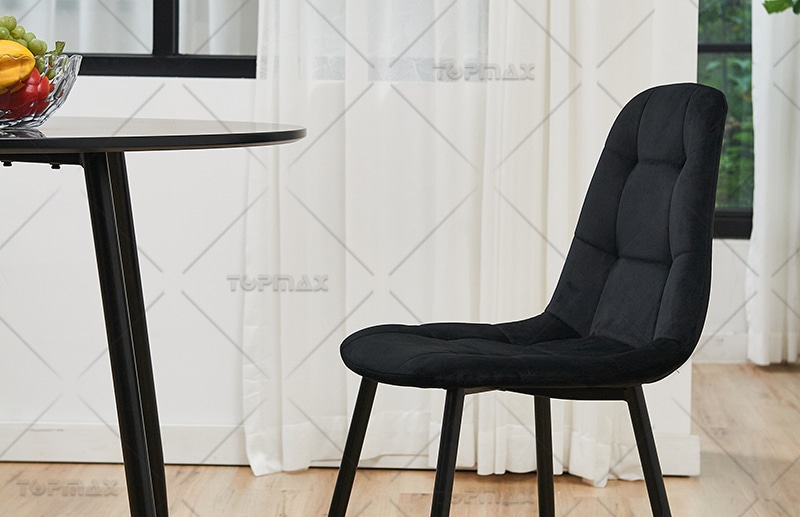 Black Metal Kitchen Chairs Supplier