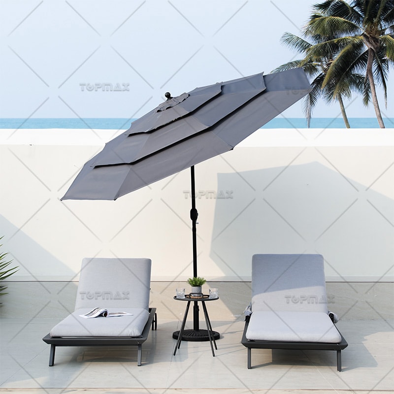 3M Large Garden Parasol With Double Air Vents 60403A