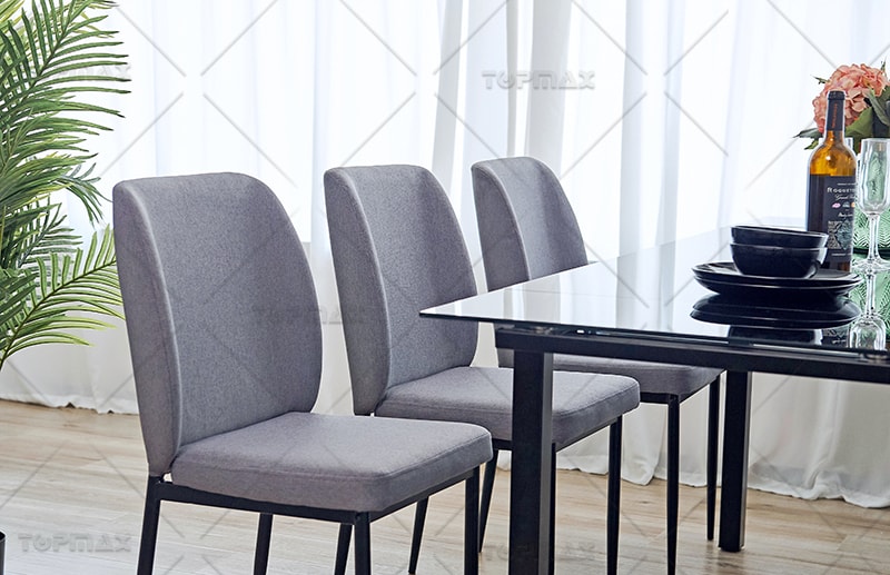 Dark Gray Dining Chairs Factory