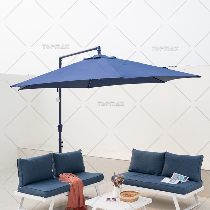 Steel Hanging Outdoor Patio Umbrella DIA3m 60402M