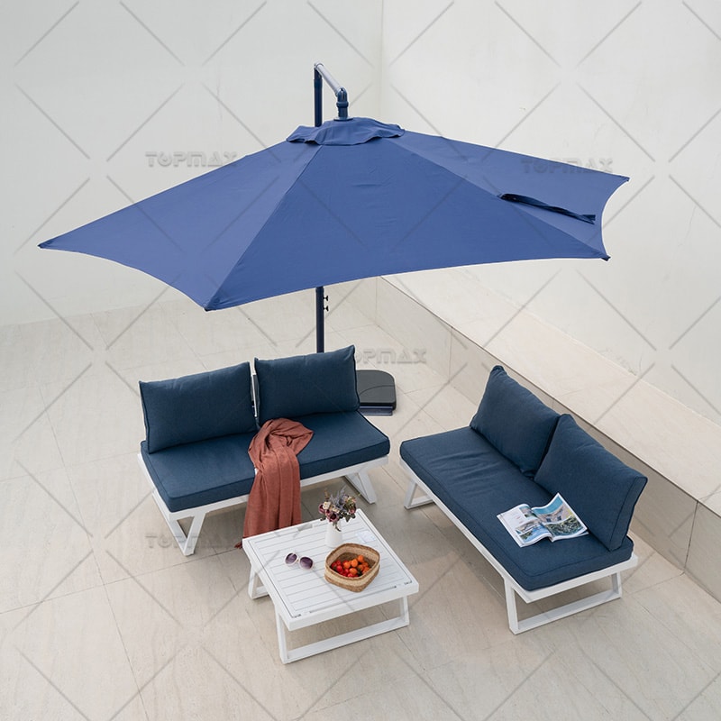 Steel Hanging Outdoor Patio Umbrella DIA3m 60402M