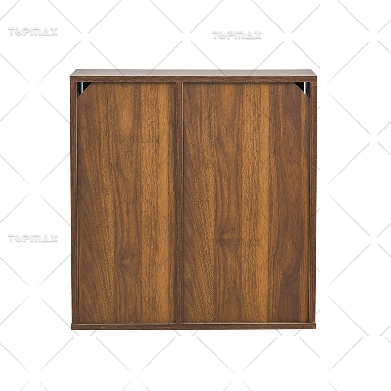 2-Door Bathroom Mirror Cabinet Wall Mounted Wood B-11003A