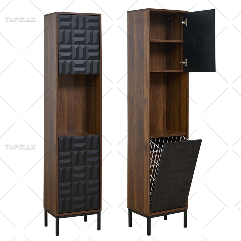 2-Door Bathroom Wall Cabinet Wood MDF B-11003C