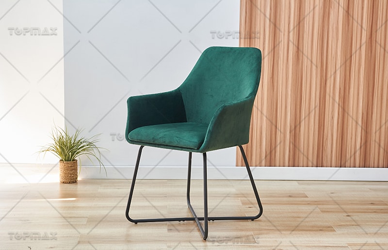 Should Green Fabric Dining Chairs Have Arms?