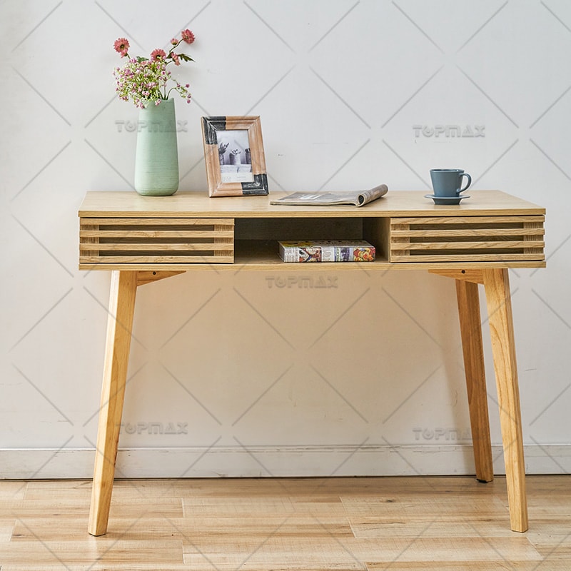 Wholesale Wooden Computer Table Oak MDF Drawer 27832