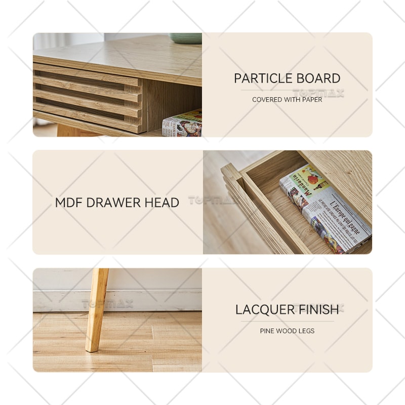 Wholesale Wooden Computer Table Oak MDF Drawer 27832