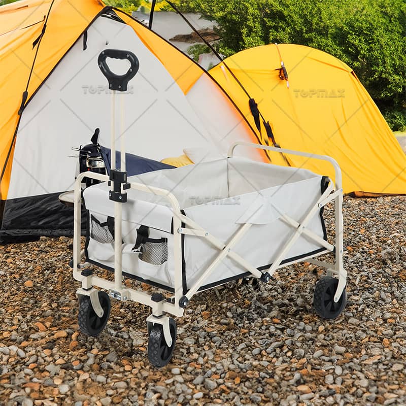 Camping Wagon Trolley Steel 600d Polyester 5 Inches Wheels CM-1600-5C