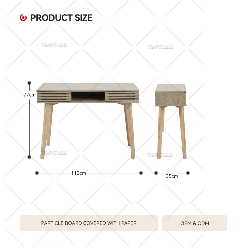 Home Office Computer Study Desk Wood Console Desk 27832-110X35