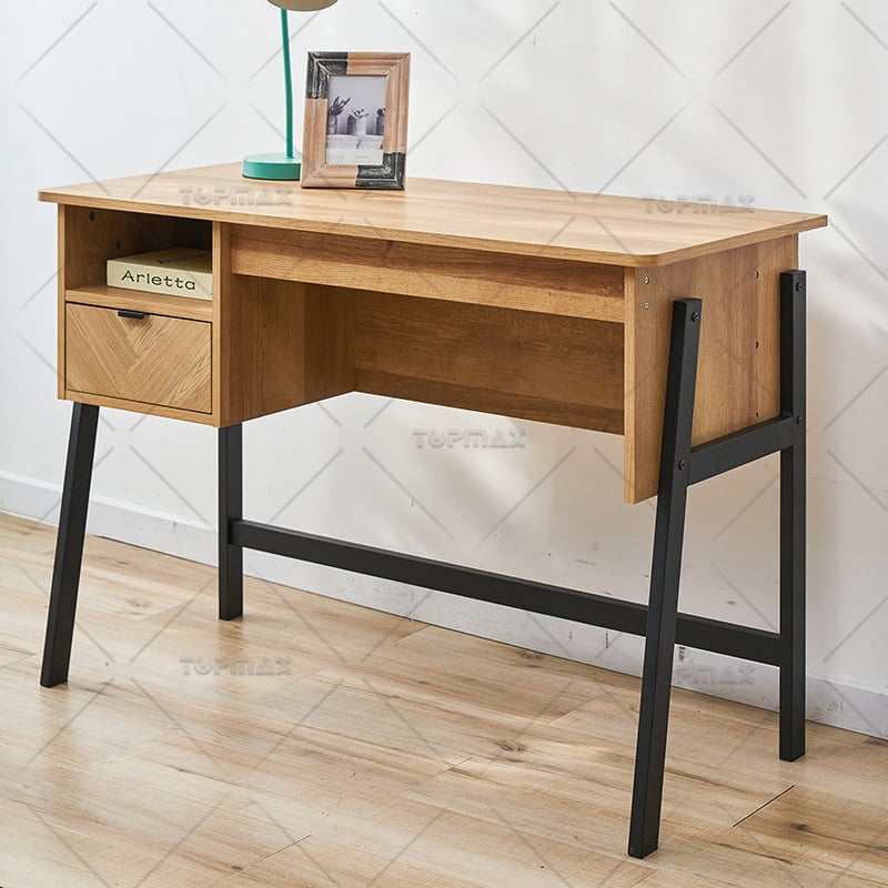 Home Computer Modern Wood Desk with Drawer 27836