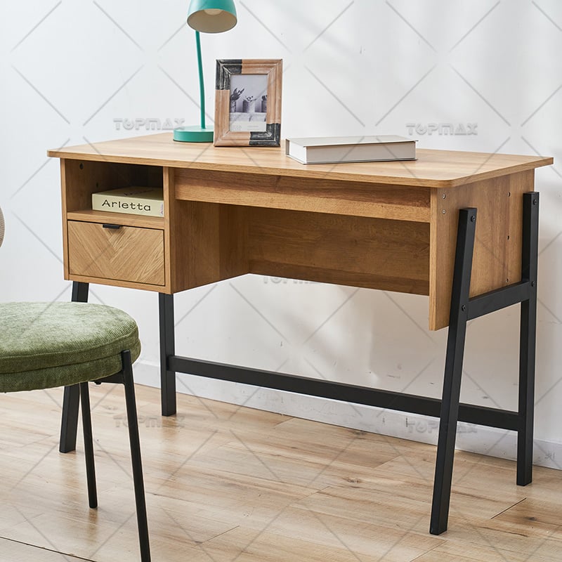 Home Computer Modern Wood Desk with Drawer 27836