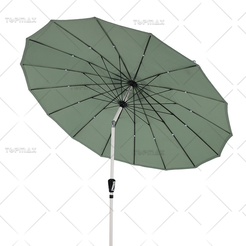 DIA2.7M  Commercial Outdoor Parasol Fiber Glass Polyester 60427D1