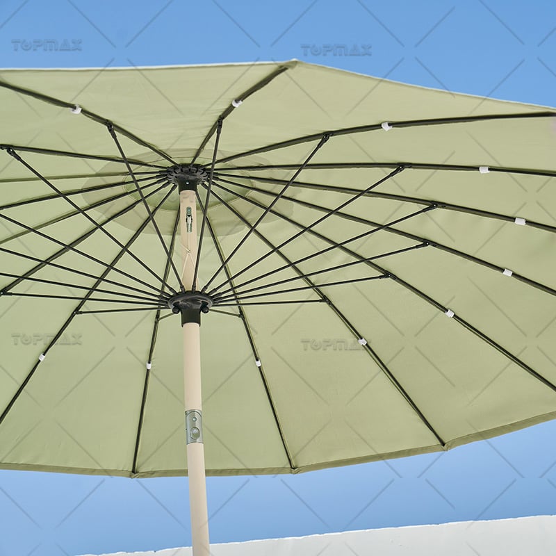 DIA2.7M  Commercial Outdoor Parasol Fiber Glass Polyester 60427D1