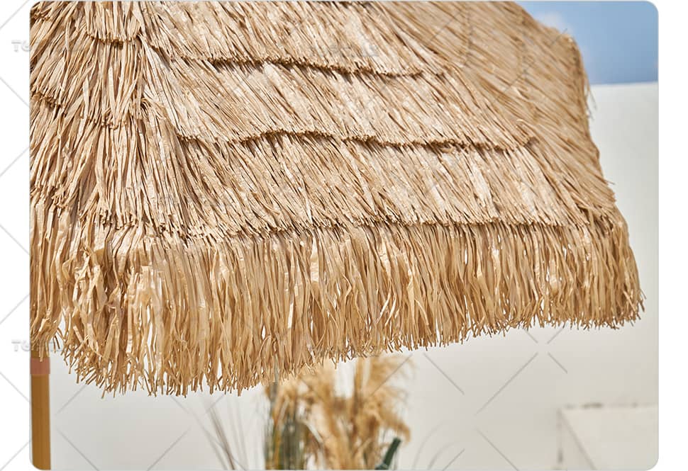 Beach Straw Umbrella Supplier