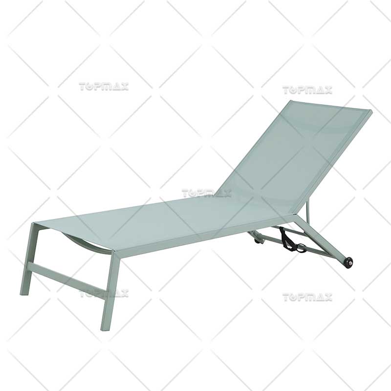 Alum Relaxing Pool Sun Loungers with Wheels Adjustable 40613TL-WHEEL2