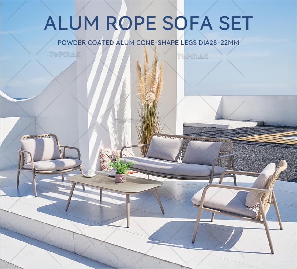 Aluminum Outdoor Sofa Set Supplier