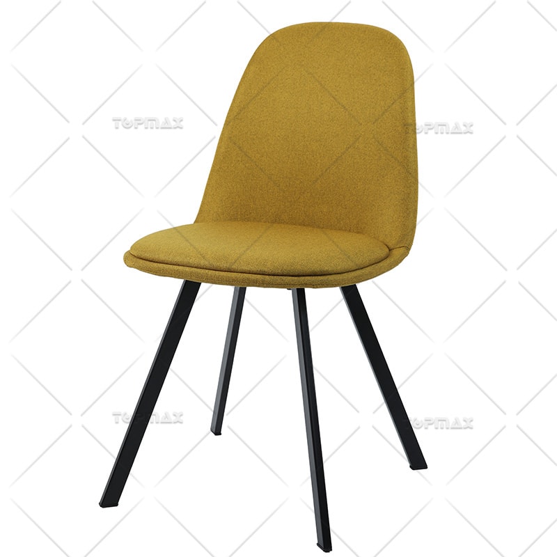 Metal Comfortable Side Chairs Foam Dining Room 80460