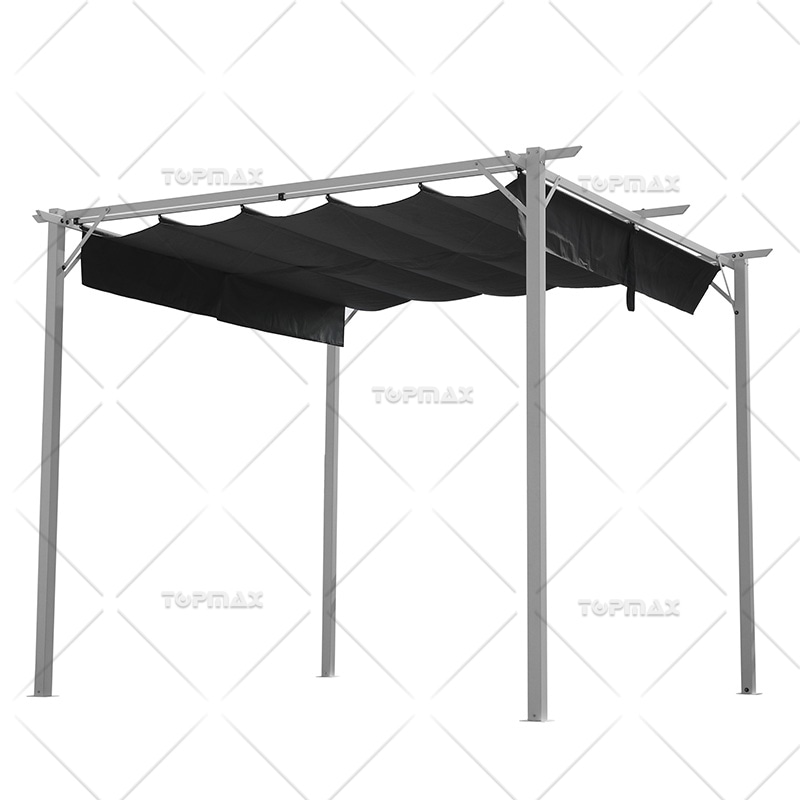 Steel Gazebo Adjustable Canopy Waterproof Outdoor 60350ST5-2