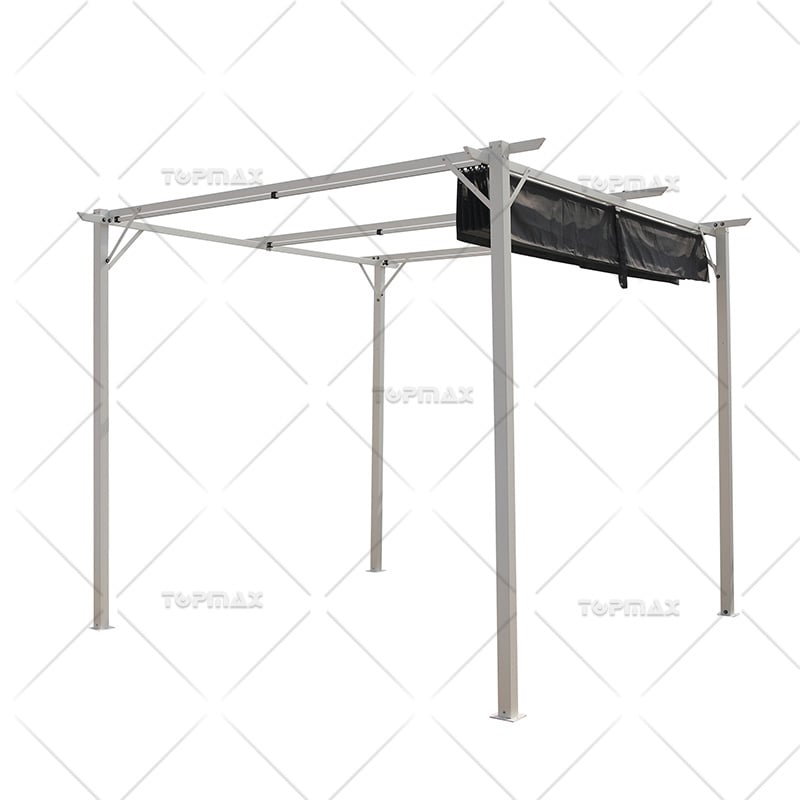 Steel Gazebo Adjustable Canopy Waterproof Outdoor 60350ST5-2