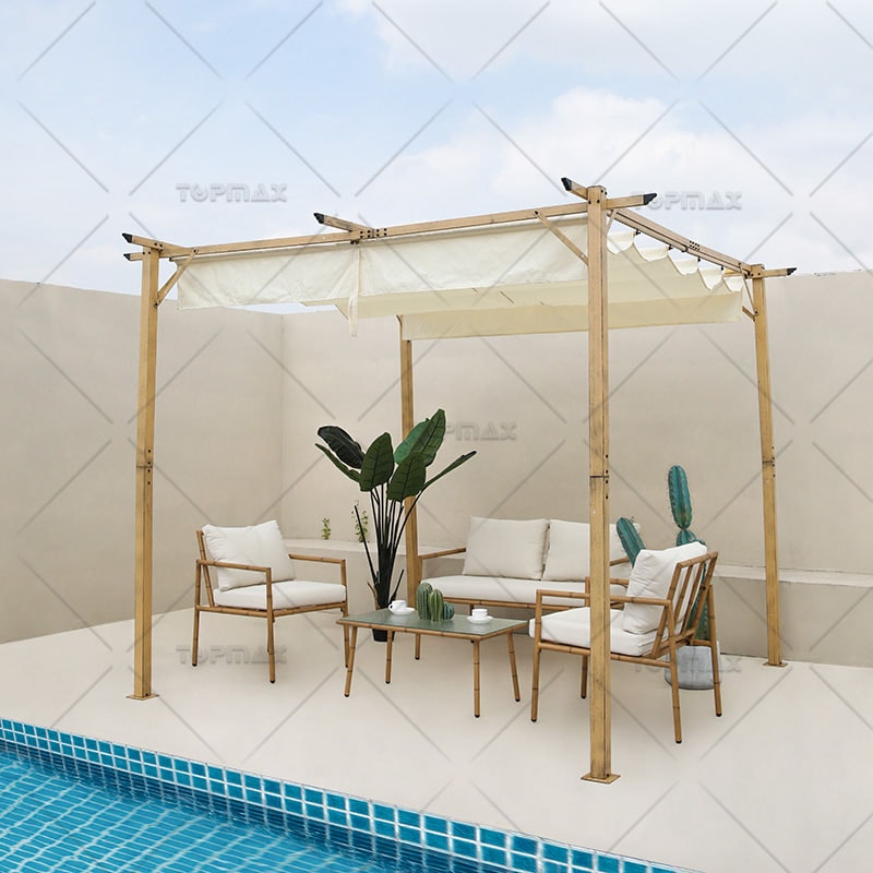 Wholesale Garden Gazebo Powder Coated Steel Waterproof Fabric 60350ST5KD-2W