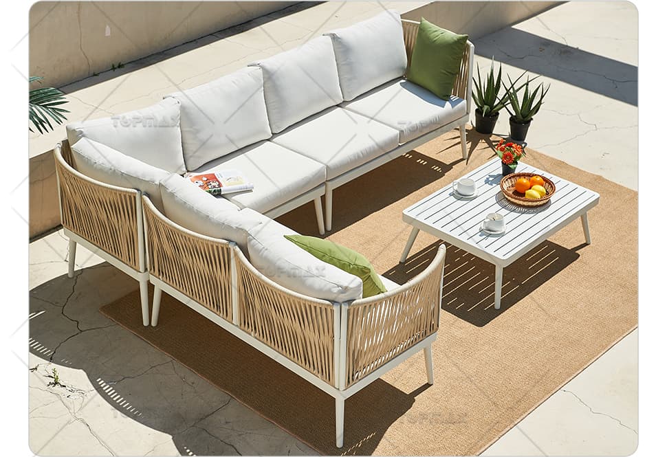 Outdoor Furniture Corner Sofa Factory