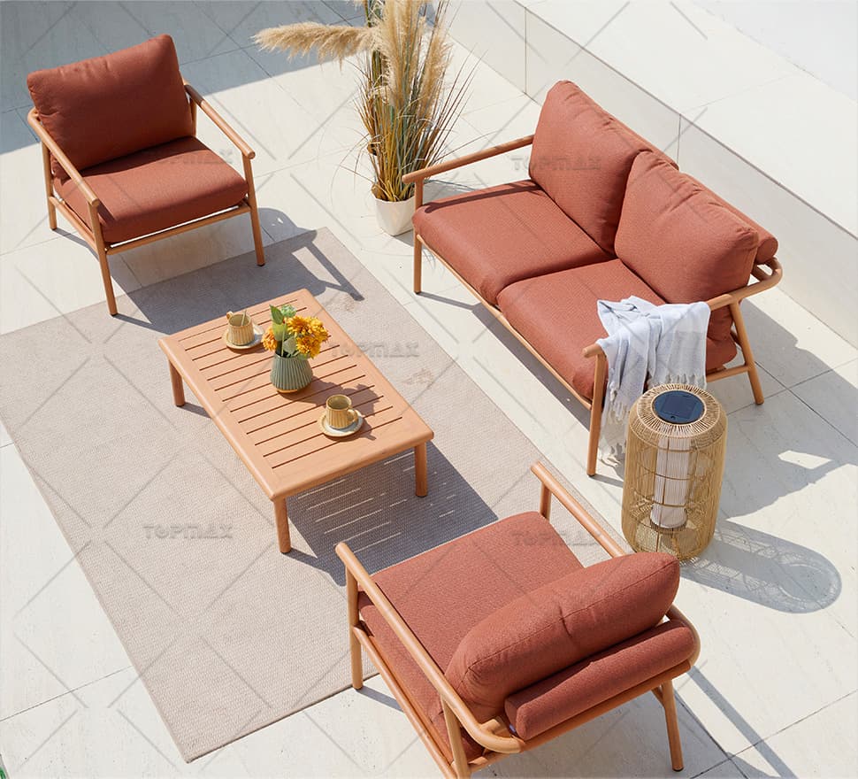 Aluminum Patio Sofa Set Factory