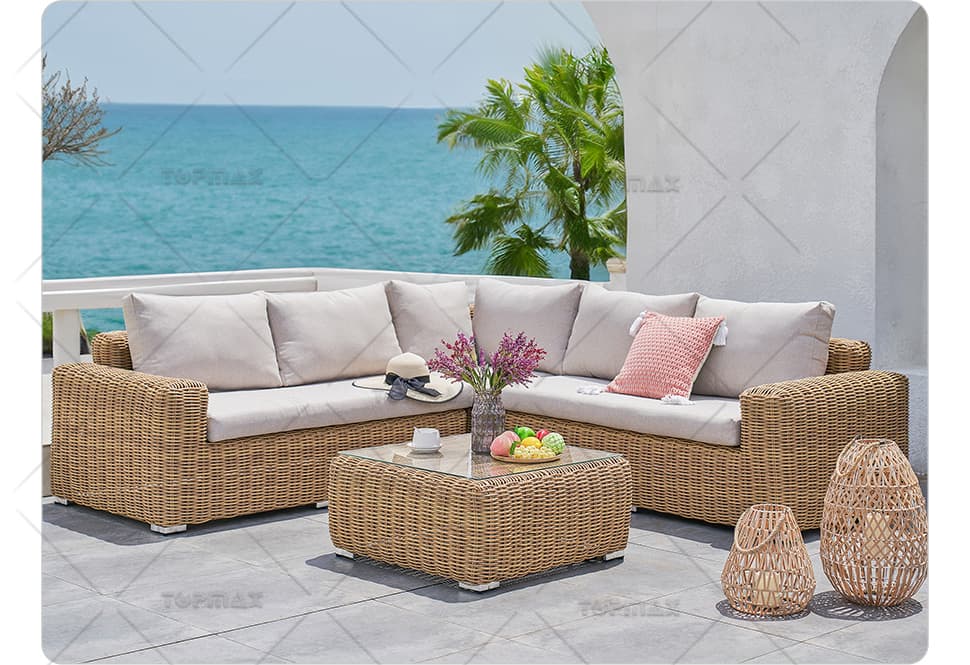 Rattan Garden Corner Sofa Factory