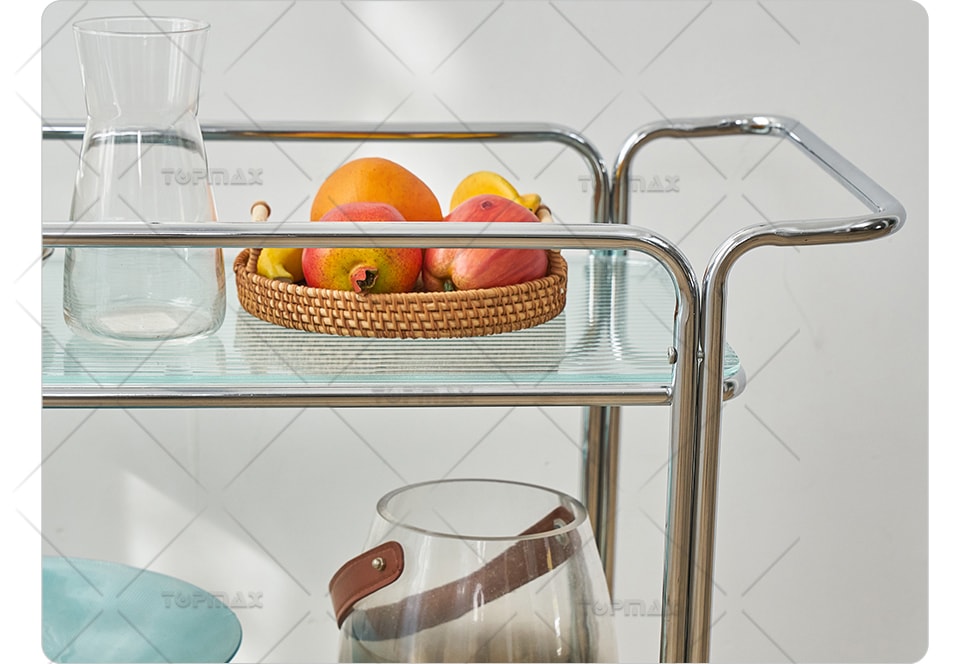 Glass Kitchen Trolley Supplier