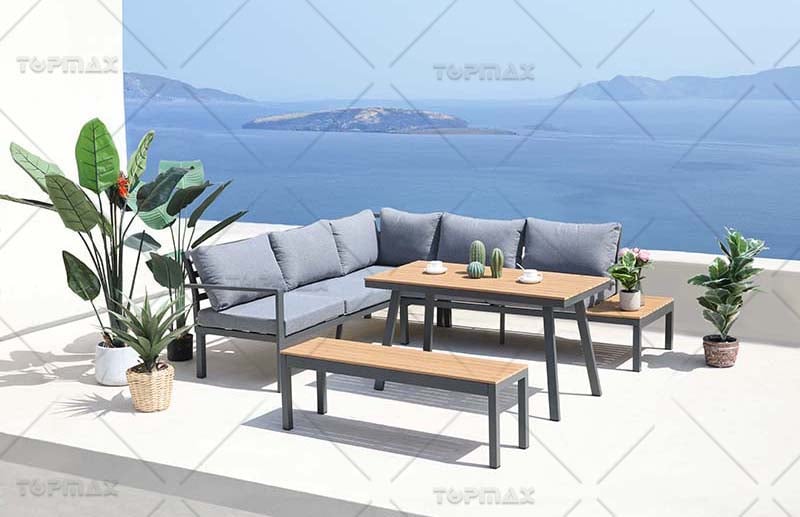 L Shape Outdoor Couch Supplier