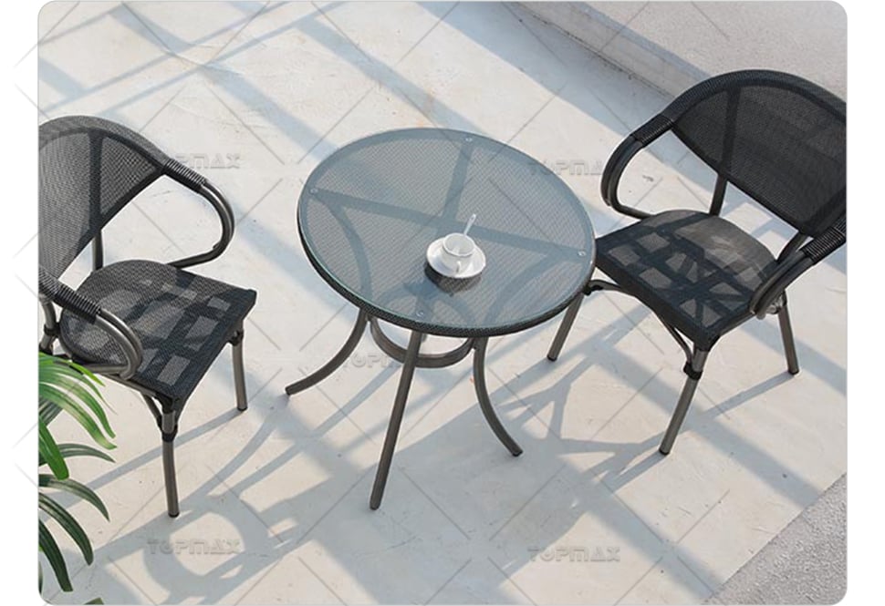 Black Rattan Table Supplier