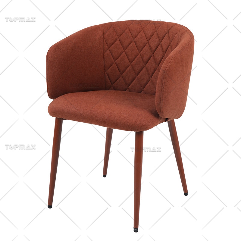 Fabric Orange Dining Chairs Stylish Occasional Chair Various Colors 80465A