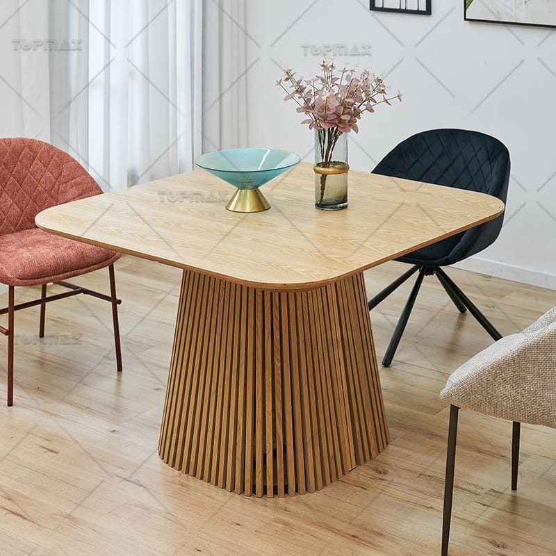 Expanding Table MDF Modern Extendable Dining Table with KD Base 80450