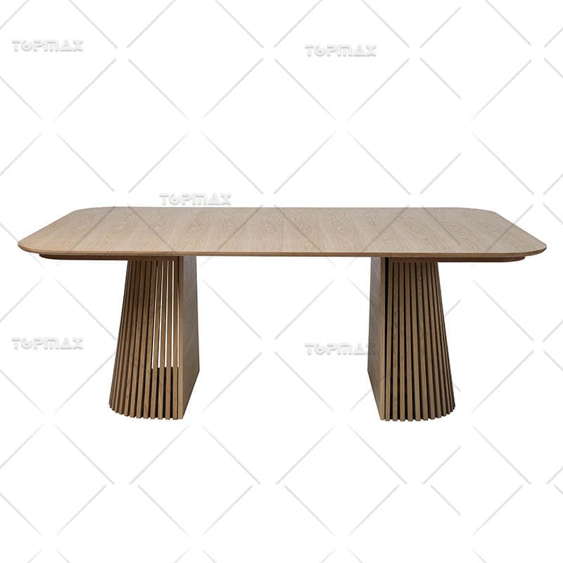 Expanding Table MDF Modern Extendable Dining Table with KD Base 80450