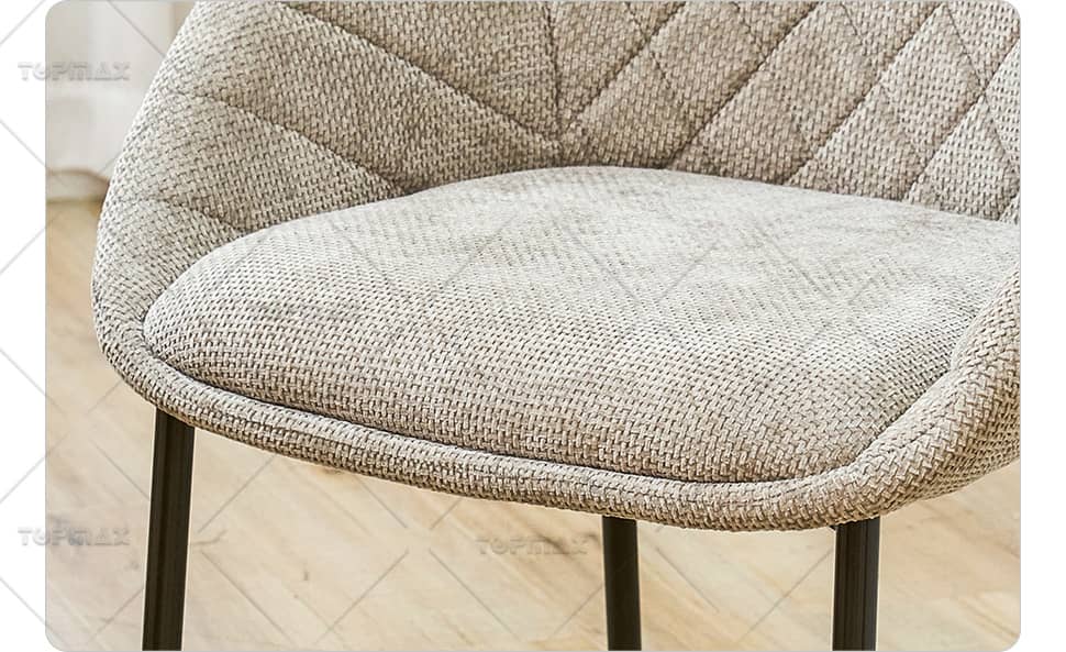 Cream Upholstered Dining Chairs OEM