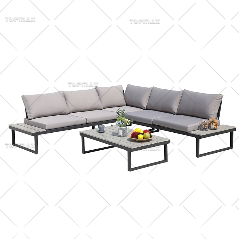 Corner Garden Set Steel Garden Furniture Corner Sofa Multi Combined Design 24381-SET4
