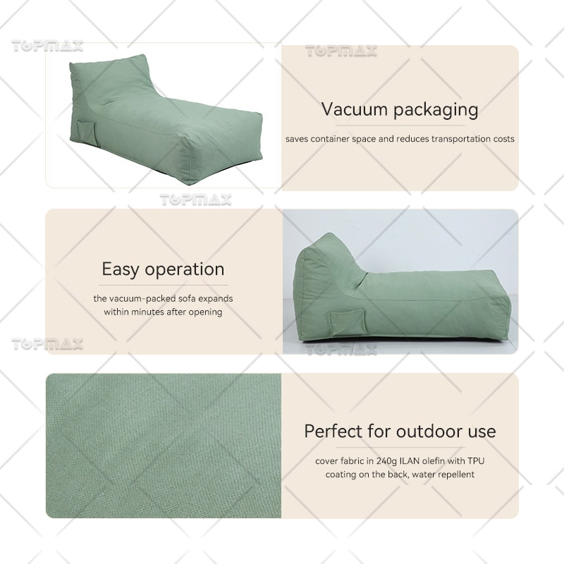 Outdoor Single Sofa Vacuum Packing Single Garden Sofa Lazy 95430LG-OL