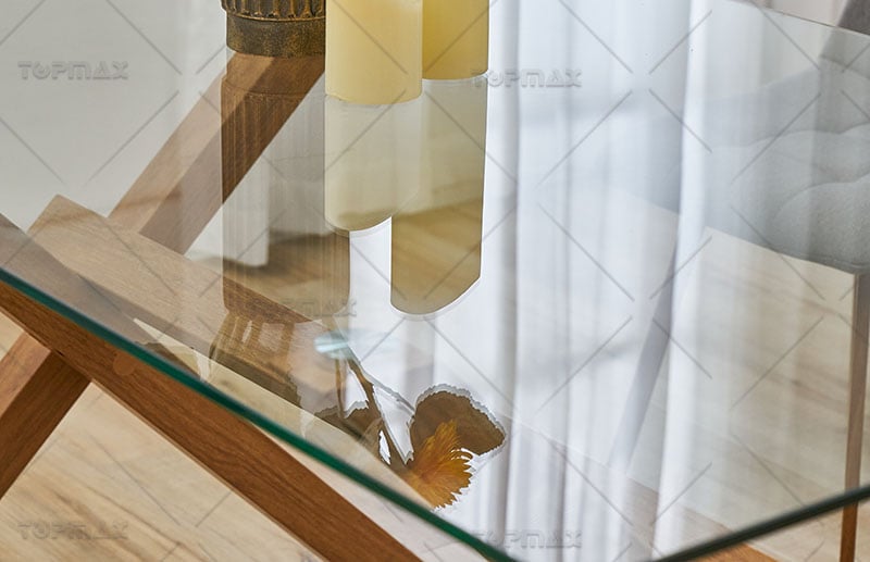 glass material furniture
