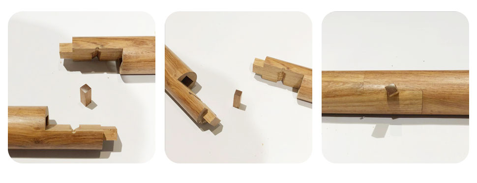 The application of wooden wedge nails in traditional wooden furniture