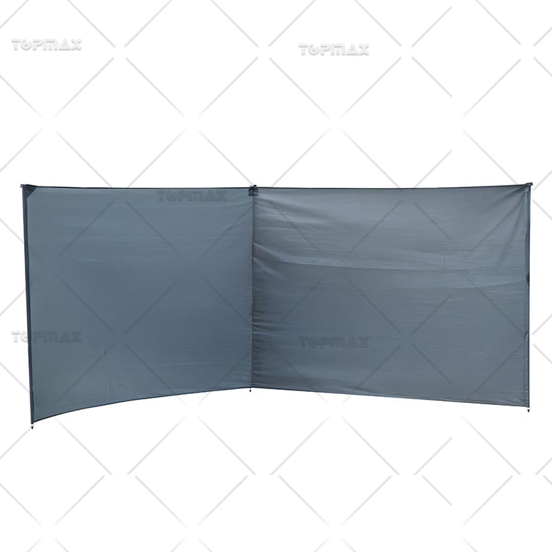 400*145CM Retractable Patio Windbreak For Garden Steel PA Coating 60396A