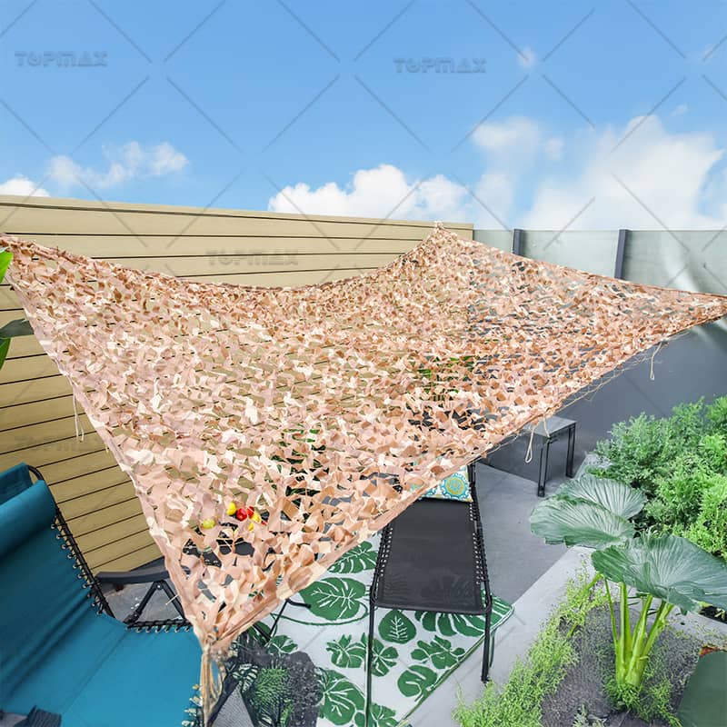 Outdoor Sunshade Rectangle Camouflage Patio Sunshade Oxford Fabric 60486S2-P
