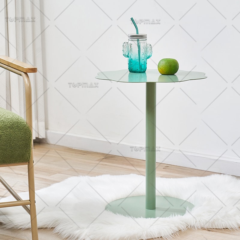 Small Narrow Side Table Steel Simple Side Table Stable 62305B-42X42