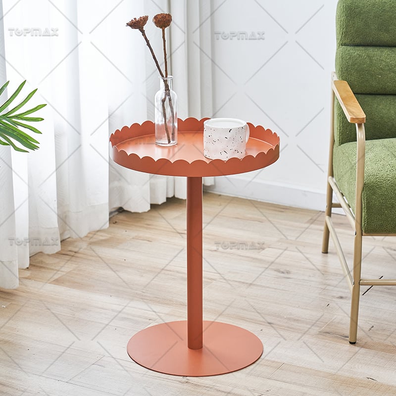 Steel Side Table Powder Coating Small Metal Side Table 62305C-40