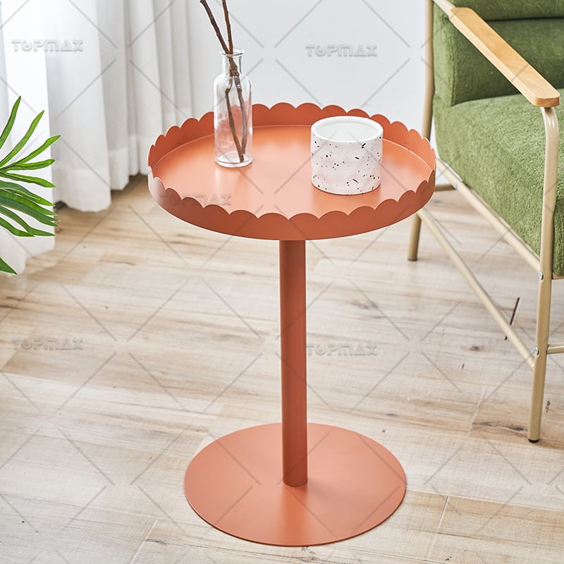 Steel Side Table Powder Coating Small Metal Side Table 62305C-40